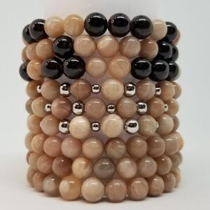 NEW "Inspire" Sunstone and Garnet Stacking Bracelets, OS, $20 each or 3 for $50